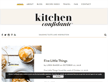 Tablet Screenshot of kitchenconfidante.com